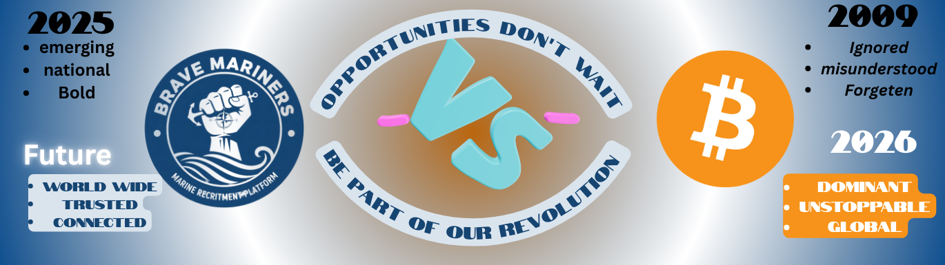 From Bitcoin 2009 to Brave Mariners Today: Opportunities Do Not Wait